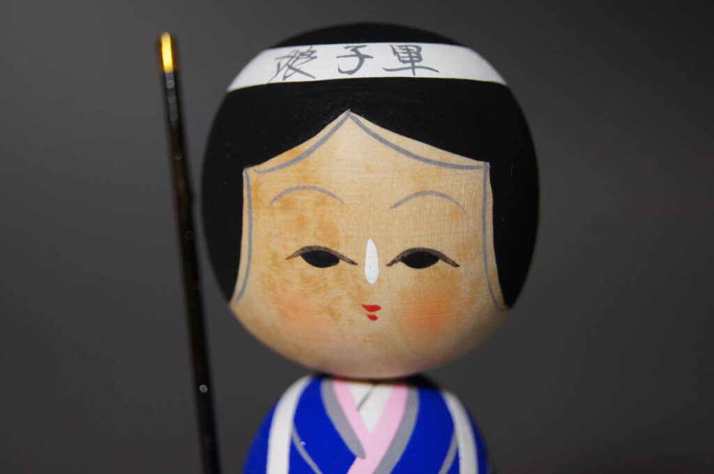 会津物産館 娘子軍こけし